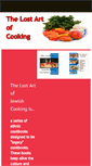 Mobile Screenshot of lostartofcooking.com